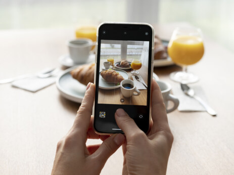 video alla colazione in un hotel